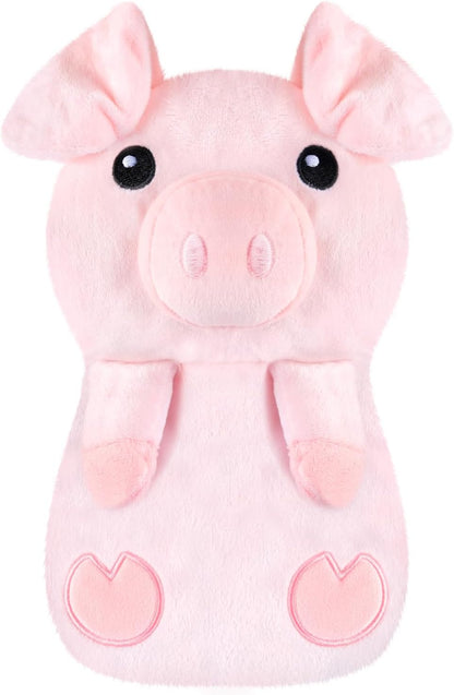 7.8" x 10.6", 1.2 lb Capybara Microwavable Heating Pad for Belly, Neck & Shoulders, Removable Plush Cover, Unscented Natural Fill, Adorable Surprise Present