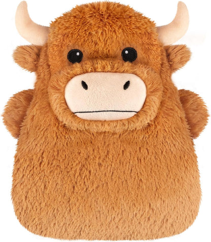 7.8" x 10.6", 1.2 lb Capybara Microwavable Heating Pad for Belly, Neck & Shoulders, Removable Plush Cover, Unscented Natural Fill, Adorable Surprise Present