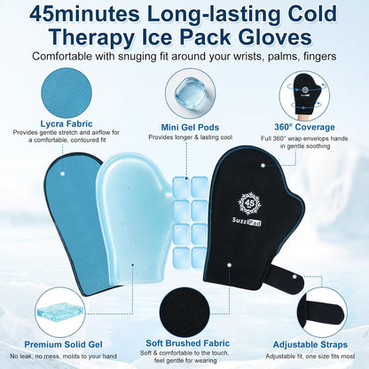 SuzziPad 45mins Cold Therapy Gloves & Boots for Chemotherapy Must Haves