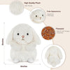 Bunny Stuffed Animal, Microwavable Stuffed Animal for Period Cramps Pain, Rabbit plush for Anxiety Relief