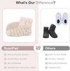 SUZZIPAD Microwavable Foot Booties for Achilles Tendinitis, Feet Warmers for Aching Feet Relief
