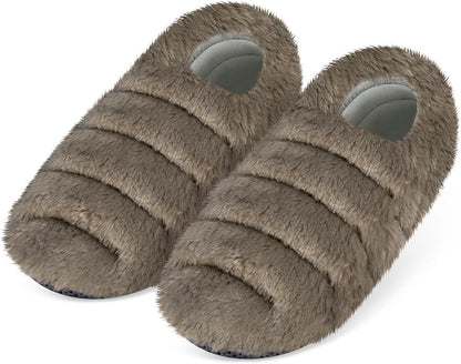 SUZZIPAD Microwavable Slippers and Foot Warmer for Plantar Fasciitis, Cold Feet