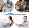 SuzziPad Microwave Heating Pad, 8 x 12” Reusable Moist Heating Pads for Cramps, Joint Pain Relief, Arthritis, Sore Muscle, Heat Pad for Shoulder, Knee, Abdominal and Back (Blue)