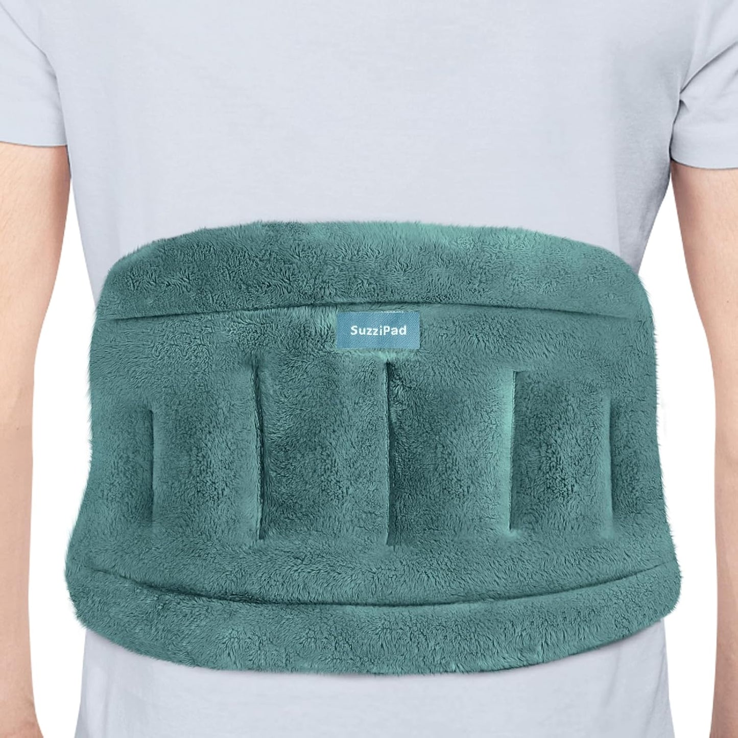 SuzziPad Microwavable Heating Pad for Back Pain Relief and Cramps