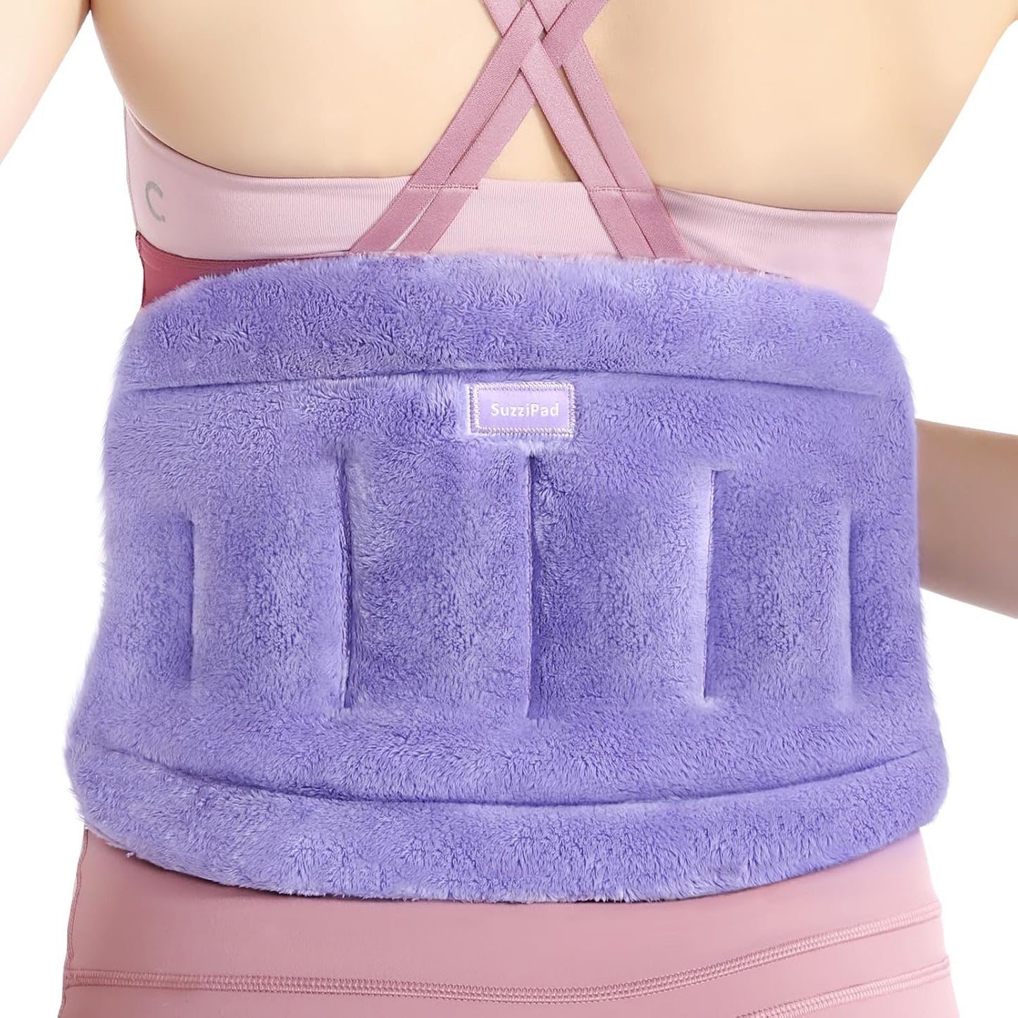 SuzziPad Microwavable Heating Pad for Back Pain Relief and Cramps
