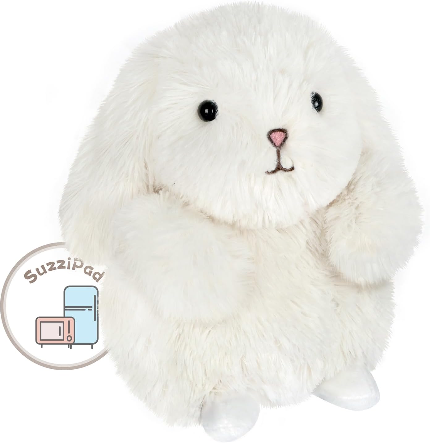 Bunny Stuffed Animal, Microwavable Stuffed Animal for Period Cramps Pain, Rabbit plush for Anxiety Relief
