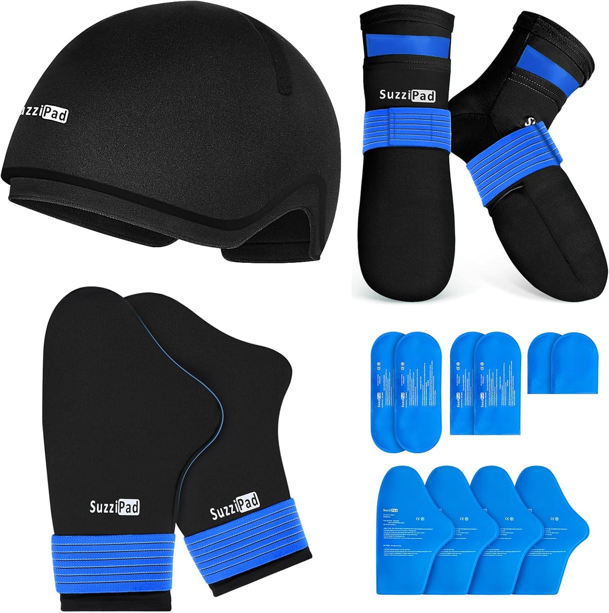 SuzziPad Chemo Care Package, Chemo Gloves and Socks for Neuropathy, Co