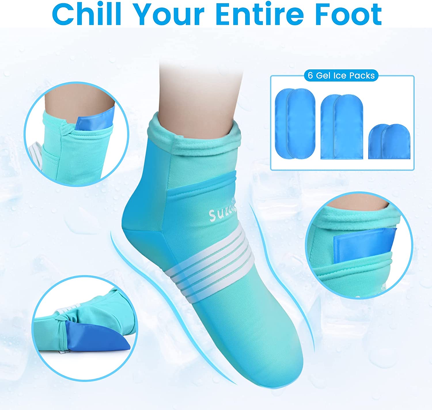 SuzziPad Chemo Care Package, Chemo Gloves and Socks for Neuropathy