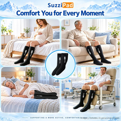 SuzziPad Extended-Length Cold Therapy Socks for Chemo & Foot Discomfort