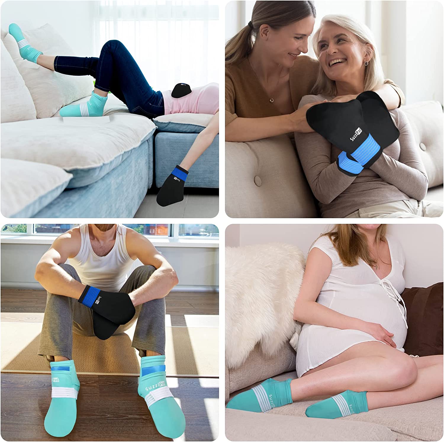 SuzziPad Chemo Care Package, Chemo Gloves and Socks for Neuropathy