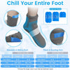 SuzziPad Cold Therapy Socks & Hand Ice Pack Cold Gloves