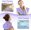 Products SuzziPad Microwave Heating Pad for Neck and Shoulders, Weighted Neck and Shoulder Wrap for Pain Relief and Spasm,