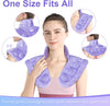 Products SuzziPad Microwave Heating Pad for Neck and Shoulders, Weighted Neck and Shoulder Wrap for Pain Relief and Spasm,