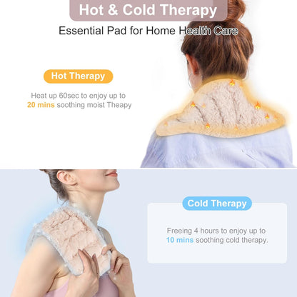 SuzziPad Microwave Heating Pad for Pain Relief, 7x16"