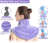 Products SuzziPad Microwave Heating Pad for Neck and Shoulders, Weighted Neck and Shoulder Wrap for Pain Relief and Spasm,