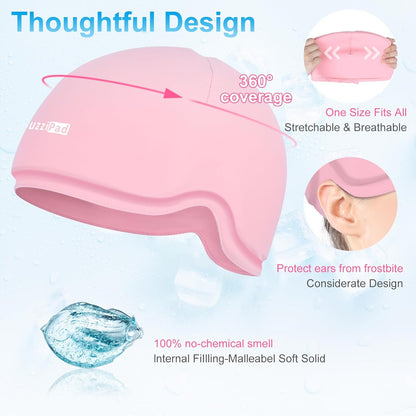 SuzziPad Cold Cap for Chemotherapy Patients, Migraine Relief Cap, Headache Ice Pack, Ice Cap for Chemo, Ice Hats for Migraines