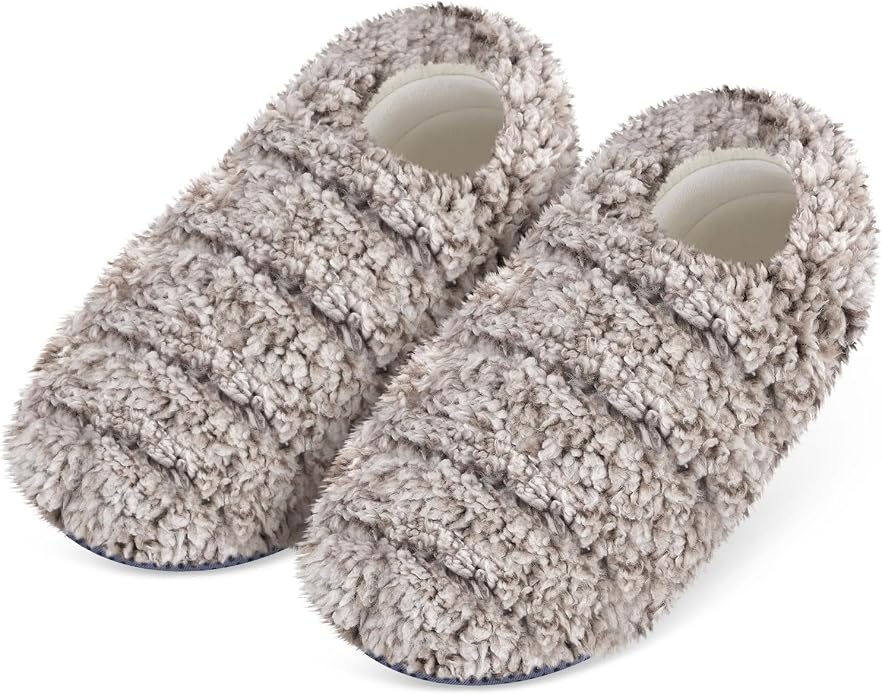 SUZZIPAD Microwavable Slippers and Foot Warmer for Bed, Microwave Heated Slippers for Women & Man