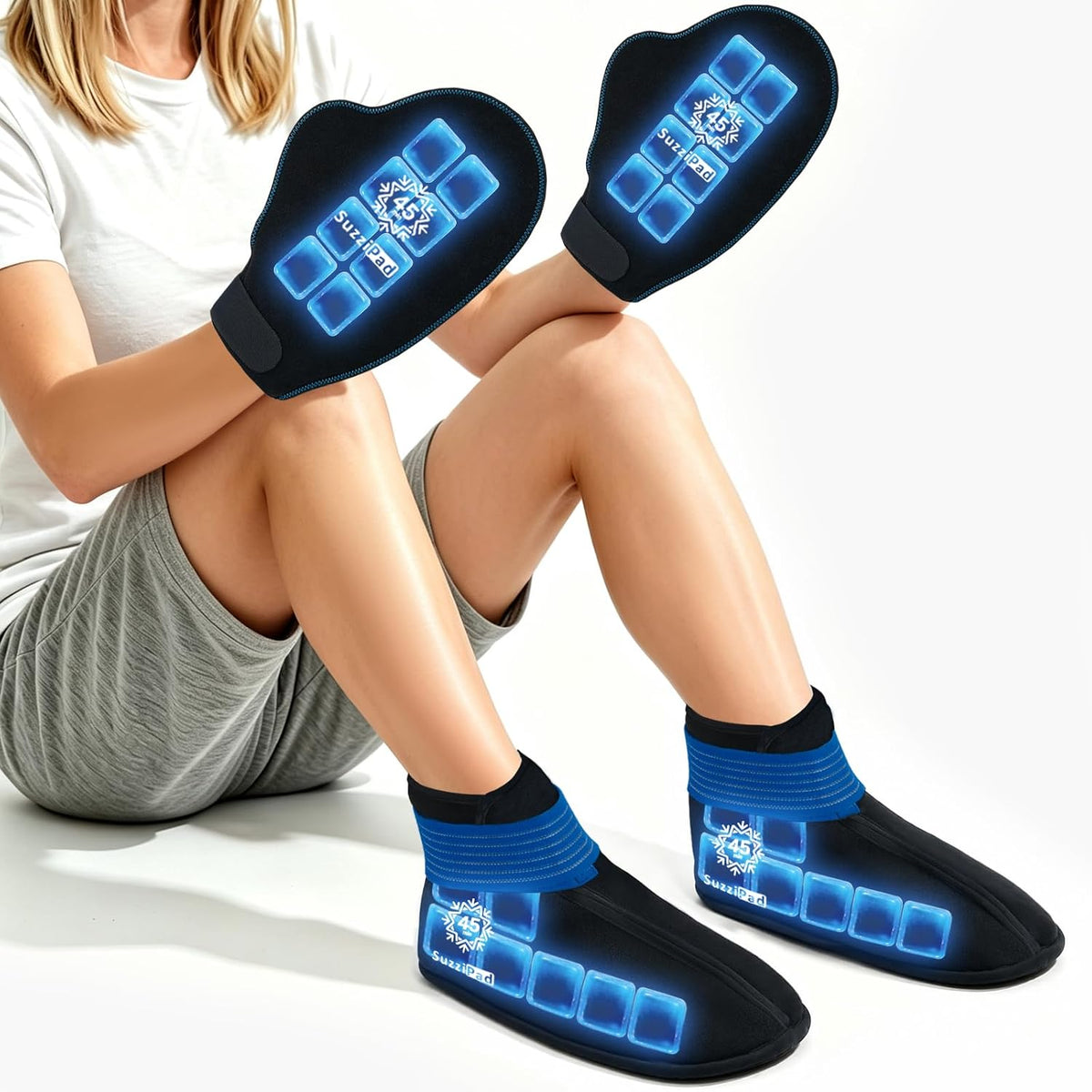 SuzziPad 45mins Cold Therapy Gloves & Boots for Chemotherapy Must Haves