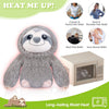 SuzziPad Microwavable Stuffed Animals, Sloth Heating Pads for Cramps & Anxiety Stress Relief, Sloth Stuffed Animal for Bedtime, Cuddle; Sloth Gifts for Women, Teens, Cold & Heat Therapy Sloth Plush