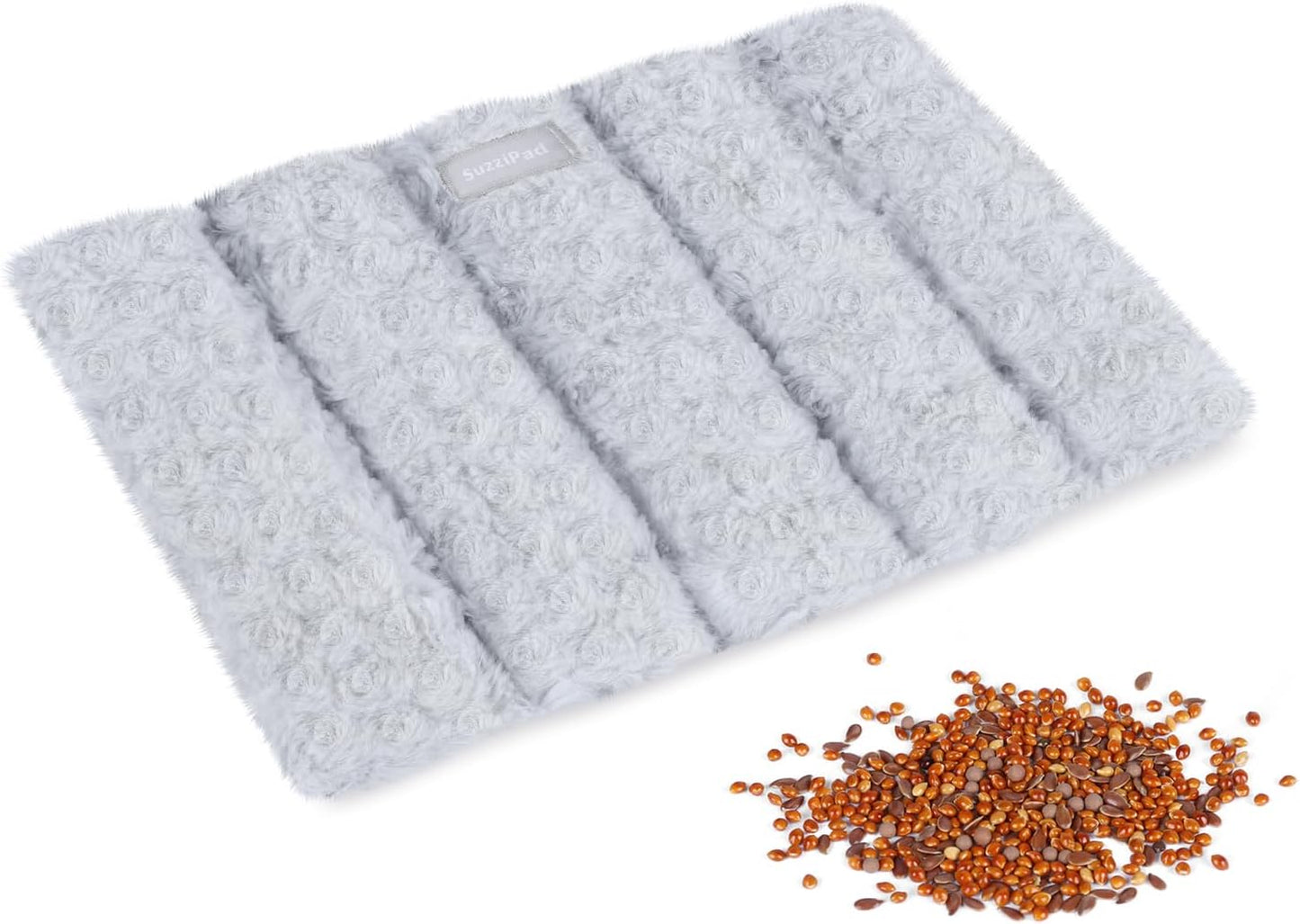 SuzziPad 6.5 x 12" Microwavable Heating pad for Pain Relief, Moist Heating Pads for Cramps, Muscle Ache, Joints, Back Pain, Neck, Shoulder