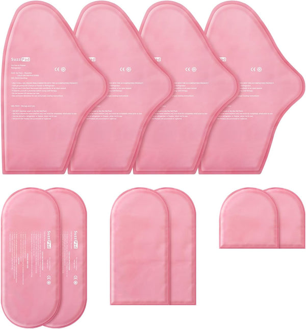 SuzziPad Replacement Ice Gel Packs for Cold Therapy Gloves and Socks(10-Piece Set)