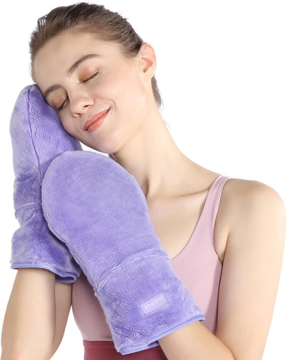SuzziPad Microwavable Heating Gloves for Hands Soothing & Warming