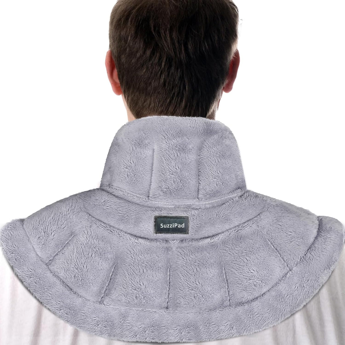 SuzziPad Weighted Microwavable Heating Pad with Herbal Aromatherapy for Neck and Shoulders