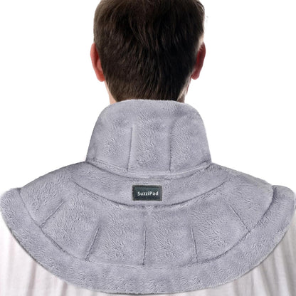 SuzziPad Weighted Microwavable Heating Pad with Herbal Aromatherapy for Neck and Shoulders