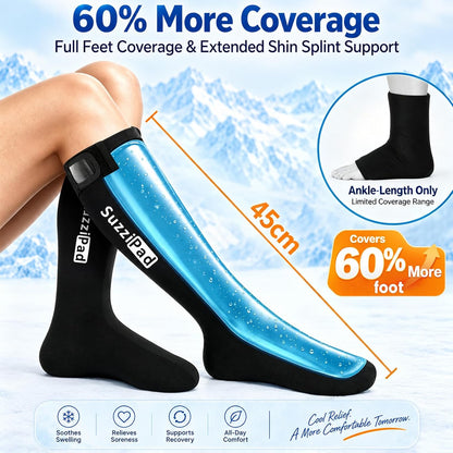 SuzziPad Extended-Length Cold Therapy Socks for Chemo & Foot Discomfort