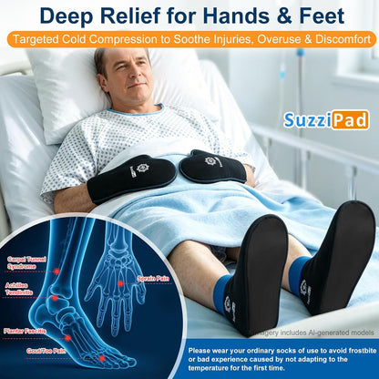 SuzziPad 45mins Cold Therapy Gloves & Boots for Chemotherapy Must Haves