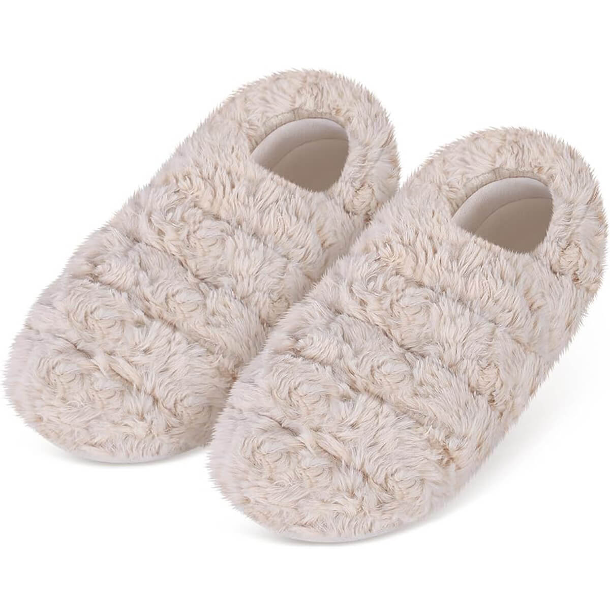 SUZZIPAD Microwavable Slippers and Foot Warmer for Plantar Fasciitis, Cold Feet