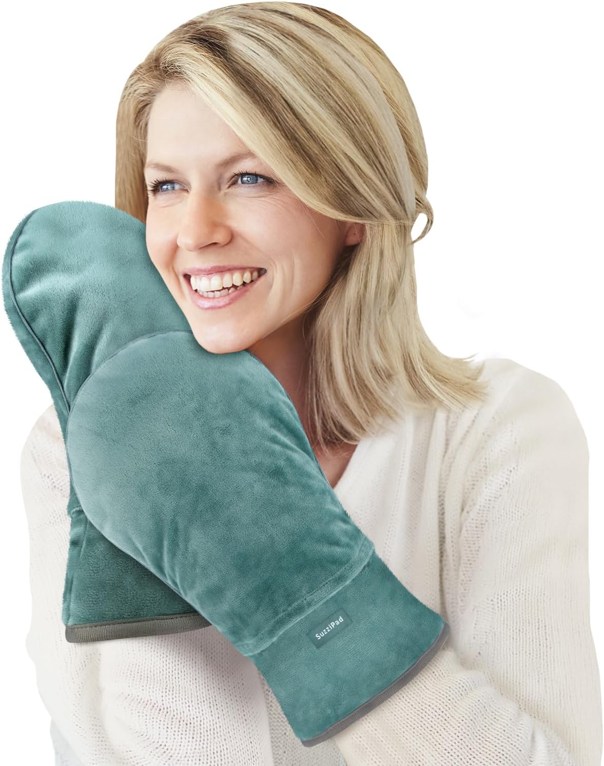 SuzziPad Microwavable Heating Gloves for Hands Soothing & Warming