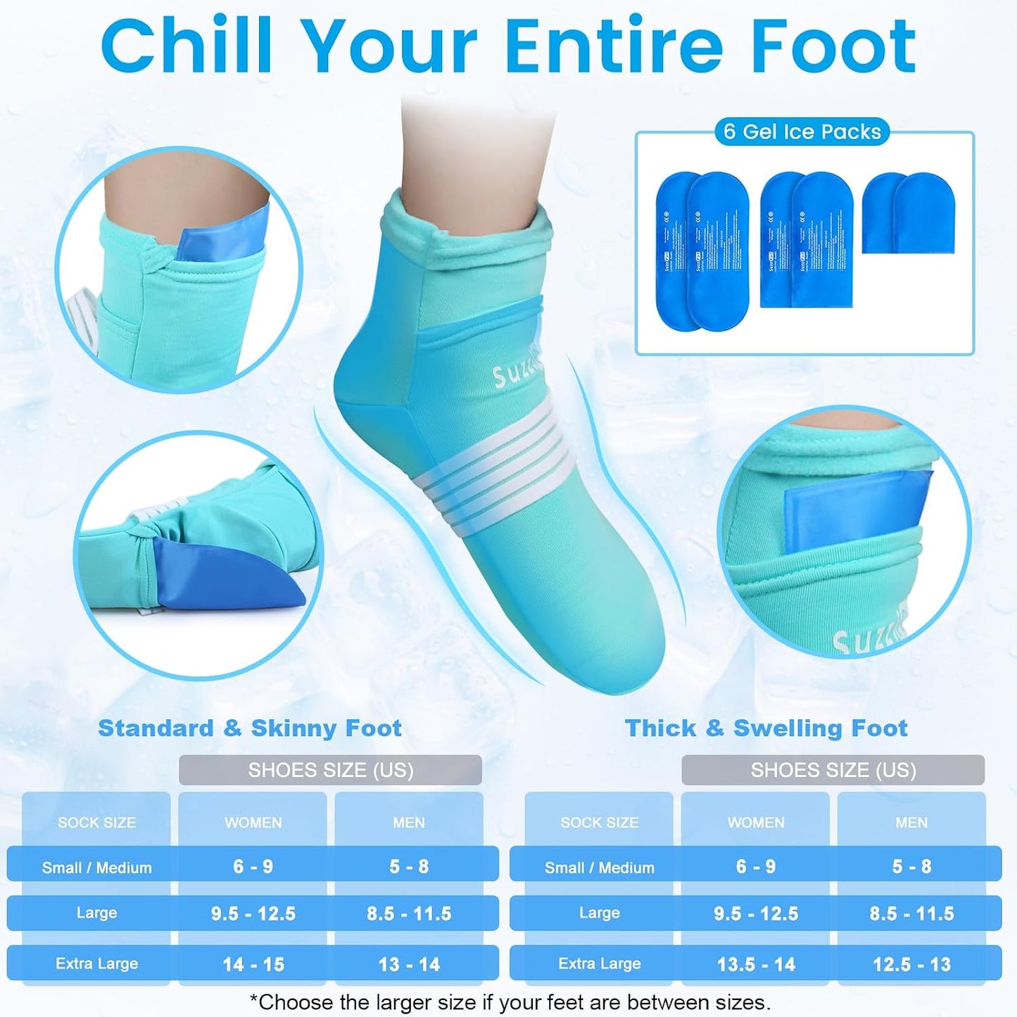 SuzziPad Chemo Care Package, Chemo Gloves and Socks for Neuropathy