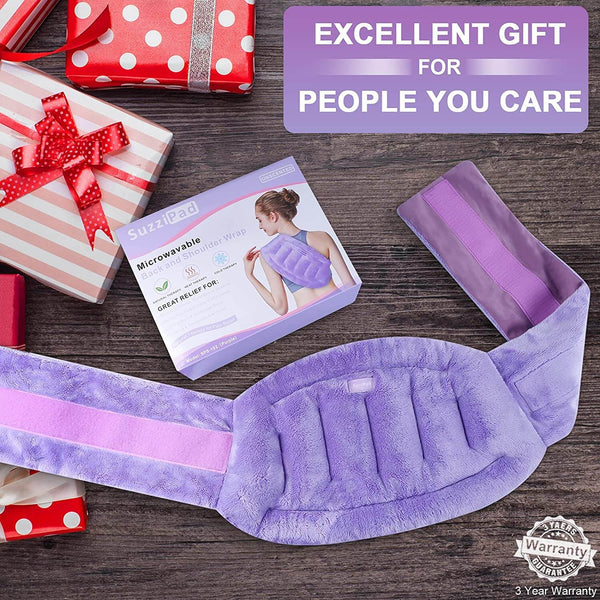 SuzziPad Microwave Heating Pad for Back Pain Relief