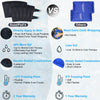 Suzzipad Shin Splint Ice Packs for Injuries Resuable Gel