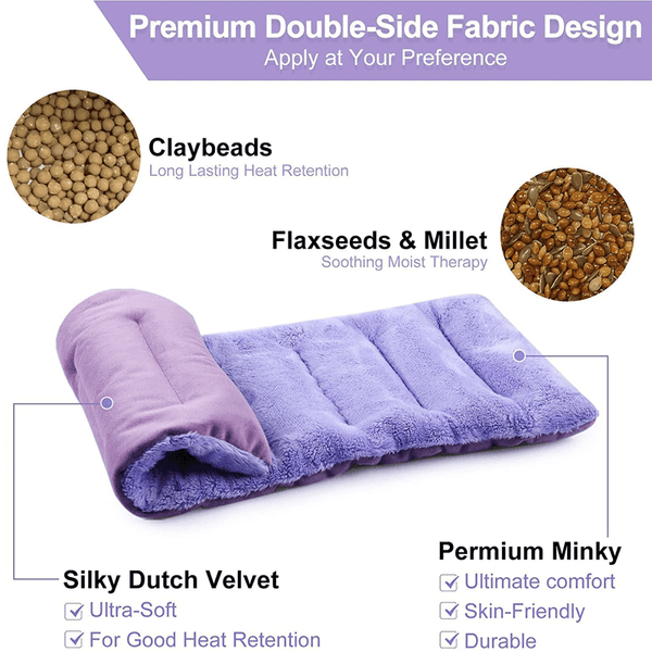 SuzziPad Microwave Multipurpose Heating Pad for Pain Relief