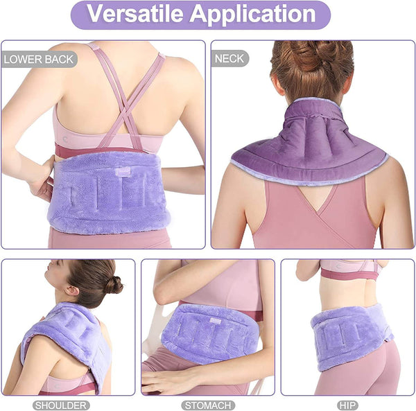 SuzziPad Microwave Heating Pad for Back Pain Relief