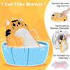 SuzziPad Cute Microwave Heating Pads for Cramps & Period Pain Relief, Weighted Stuffed Animals for Anxiety & Cuddle; Stress Relief Gifts for Women & Girls; Moist Heat Pack with Washable Cover, Cat