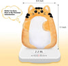 SuzziPad Cute Microwave Heating Pads for Cramps & Period Pain Relief, Weighted Stuffed Animals for Anxiety & Cuddle; Stress Relief Gifts for Women & Girls; Moist Heat Pack with Washable Cover, Cat