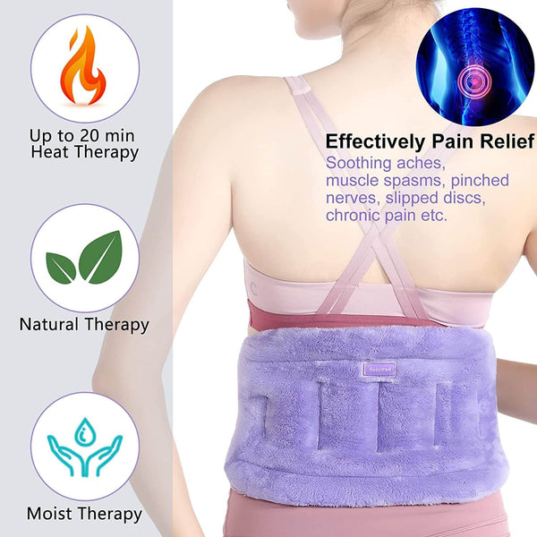 SuzziPad Microwave Heating Pad for Back Pain Relief